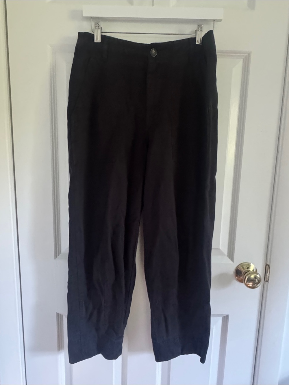Everlane Utility Pants in Buttersoft, black size 4